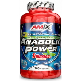 Amix Anabolic Power Tribusten 200 Kapseln - Stimuliert Testosteron, Sportergänzung mit Tribulus Terrestris