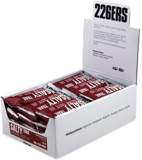 226ERS Barrita Energética Salada Endurance Fuel Bar (Salty Snack Bar) - 24 barritas x 60 gr 226ERS Barrita Energética Salada Endurance Fuel Bar (Salty Snack Bar) - 24 barritas x 60 gr