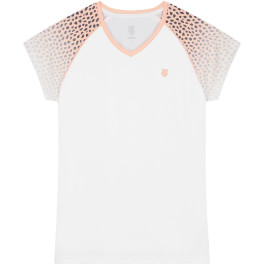 K-swiss Camiseta Tirantes Hypercourt Mujer Blanco/salmón