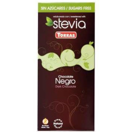 Torras Chocolate Negro 60 % Cacao Con Stevia 100 Gr