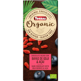 Torras Chocolate Negro Con Bayas De Goyi & Acai 100 Gr