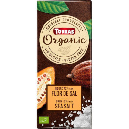 Torras Chocolate Negro 70% Cacao Con Flor De Sal 100 Gr