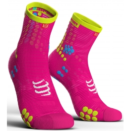 Compressport Calcetines Pro Racing Socks V3.0 Run High Rosa Fluor Compressport Calcetines Pro Racing Socks V3.0 Run High Rosa Fluor
