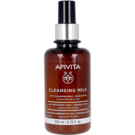 Apivita Milky Cleanser 3 In 1 For Face And Eyes 200 Ml Unisex