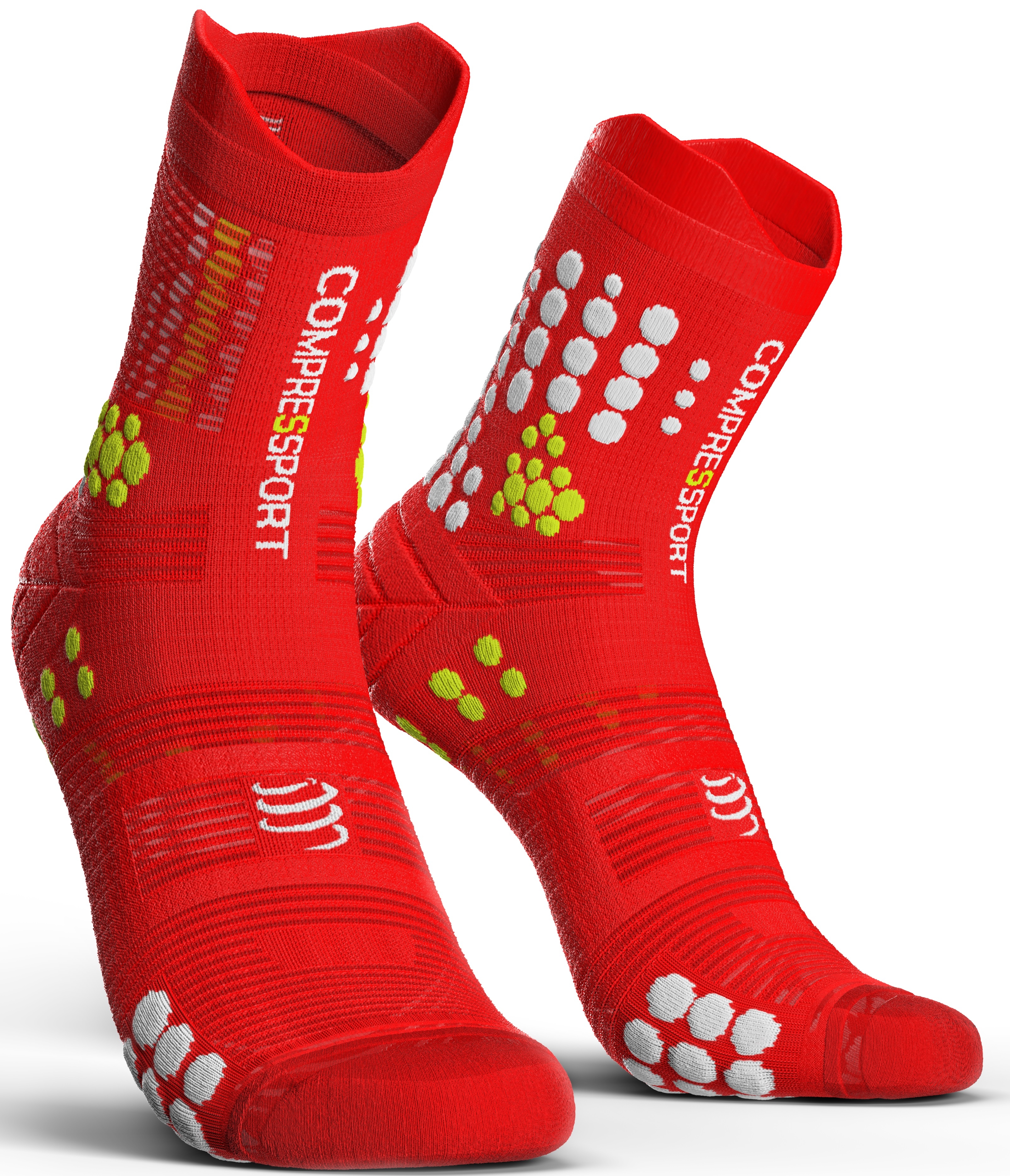 Compressport Calcetines Pro Racing Socks V3.0 Trail Rojo-Blanco Compressport Calcetines Pro Racing Socks V3.0 Trail Rojo-Blanco