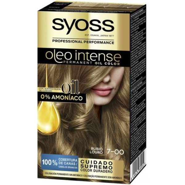 Syoss Olio Intense Tinte Sin Amoniaco 7.00-rubio Medio 5 Piezas Mujer