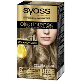 Syoss Olio Intense Ammoniakvrije Kleurstof 7.58-blond Zand 5 Stuks Vrouw