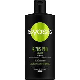 Syoss Curls Pro Shampoo Capelli Onde O Ricci 440 Ml Donna