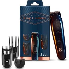 Gillette King Beard Trimmer + 3 Combs Hombre
