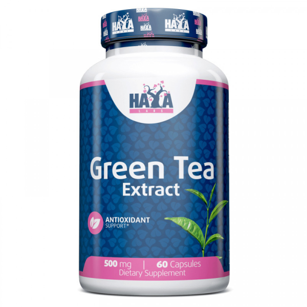 Haya Labs Extrait de thé vert 500 mg 60 capsules