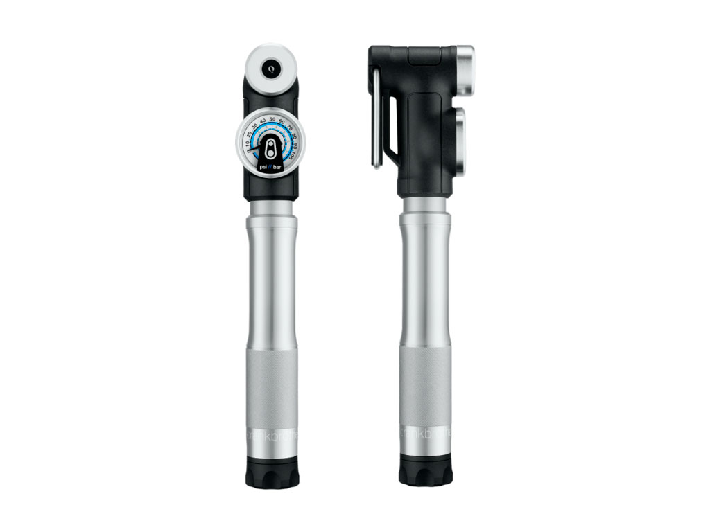 Crankbrothers Hinchador Mano Sterling Small Manometro Silver Crankbrothers Hinchador Mano Sterling Small Manometro Silver