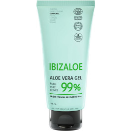 Ibizaloe Gel Puro De Aloe Vera 99% Hojas Frescas Eco 100 Ml Unisex
