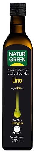 NaturGreen Aceite de Lino Bio 250 ml NaturGreen Aceite de Lino Bio 250 ml