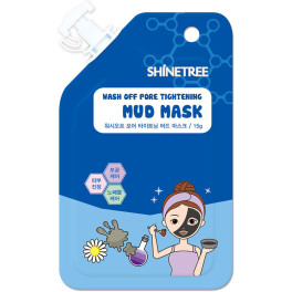 Shinetree Mud Wash Off Máscara para fechar os poros 15 ml unissex