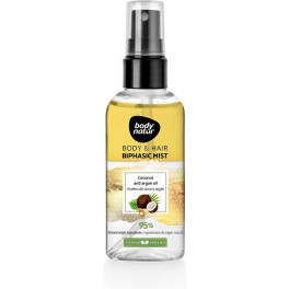 Body Natur Body & Hair Brume Biphasique Huile De Noix De Coco Et D'argan 100 Ml Unisexe