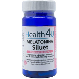 H4u Melatonina Siluet 20 Cápsulas De 550 Mg Unisex