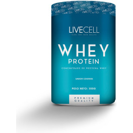 Livecell Whey Protein Concentrado Cookies 300 Gr Unisex