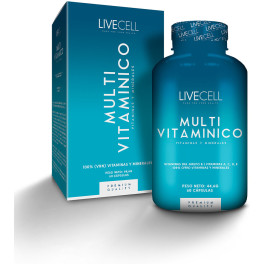 Livecell Multi Vitamínico Vitaminas &minerales 60 Cápsulas Unisex