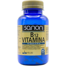 Sanon Vitamina B12 120 Cápsulas De 500 Mg Unisex