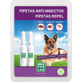 Menforsan Pipetas Perro Ant-insectos 2 Uds Unisex