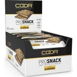 Coor Smart Nutrition Prosnack Con Almendra 12 Barritas X 40 Gr