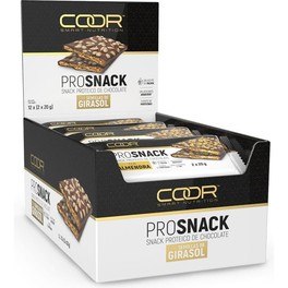 Coor Smart Nutrition Prosnack Com Sementes De Girassol 12 Barras X 40 Gr