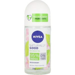 Nivea Naturally Good Desodorante Chá Verde Roll-on 50ml Unissex
