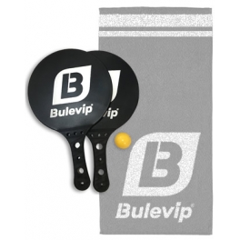 Pack Bulevip Toalla Gris+ Palas de Playa Pack Bulevip Toalla Gris+ Palas de Playa