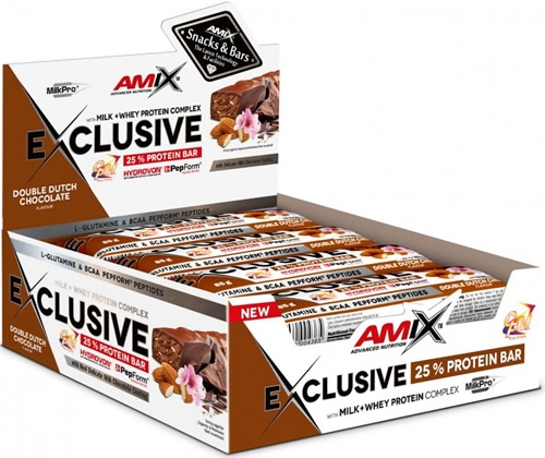 Amix Exclusive Protein Bar 12 barrita x 85 gr Amix Exclusive Protein Bar 12 barrita x 85 gr
