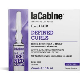 La Cabine Flash Hair Cachos Definidos 7 X 5 Ml Unissex