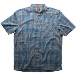 Fox Camisa Ss Shop Shirt Azul/naranja L
