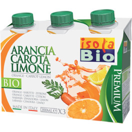 Isolabio Zumo De Naranja Zanahoria Y Limon Bio 3x200 Ml