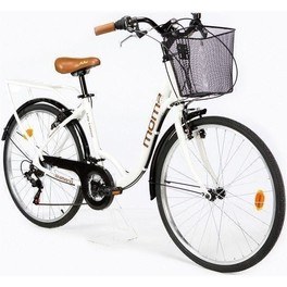 Moma Bikes Bicicleta Paseo City Classic Aluminio 26" Shimano 18v(Talla Única)