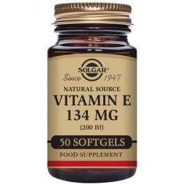Solgar vitamina E 200 UI 50 pérolas vegetais