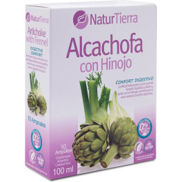 Naturtierra Alcachofa Con Hinojo 10 Ampollas Unisex