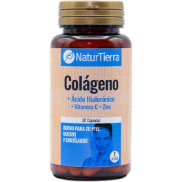 Naturtierra Colágeno+ácido Hialurónico+vitamina C+zinc 30 Caps Unisex