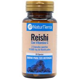 Naturtierra Reishi Con Vitamina C 30 Caps Unisex