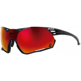 Eassun Gafas De Ciclismo Challenge (matt Black-black Spoiler/red Revo Lens.)