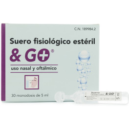 Pharma&go Suero Fisiologico & Go 30 Uds X 5 Ml