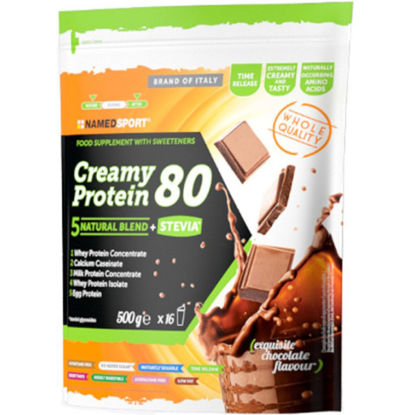 Namedsport Proteinas Creamy Protein 80 Antes/despues Chocolate 500 G