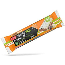 Namedsport Barrita Rocky 36% Protein Antes/despues Triple Chocolate 50 Gr (12 Unidades)