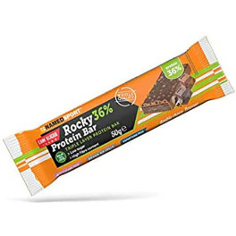 Namedsport Barrita Rocky 36% Protein Antes/despues Doble Chocolate 50 Gr (12 Unidades)
