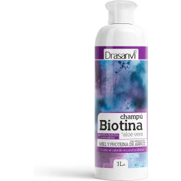 Drasanvi Biotin und Aloe Vera Shampoo - Gefärbtes und empfindliches Haar 1000 ml