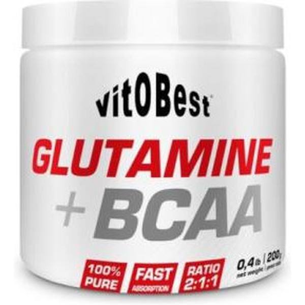 VitOBest Glutamina + BCAA 200gr
