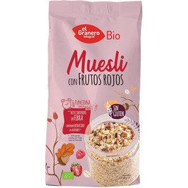 El Granero Muesli Intégral Aux Fruits Rouges Sans Gluten Bio 375 Gr