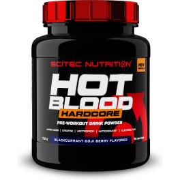 Scitec Nutrition Hot Blood Hardcore 700 Gr - Fórmula Mejorada