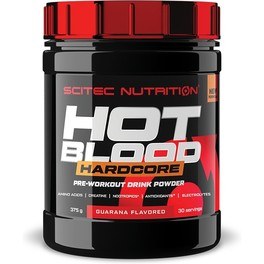Scitec Nutrition Hot Blood Hardcore 375 Gr - Fórmula Mejorada
