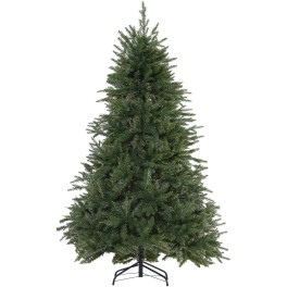 Homcom árbol De Navidad 180cm Artificial árboles Decoración Navideña Con 1492 Ramas Soporte Metal