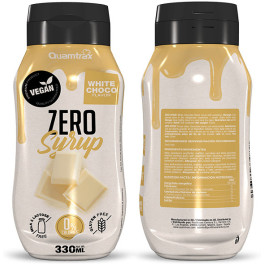 Quamtrax Zero Witte Chocolade Siroop 330 Ml - Veganistisch
