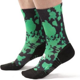 Ridefyl Calcetinesde Paint Green - Negro y Verde M/L